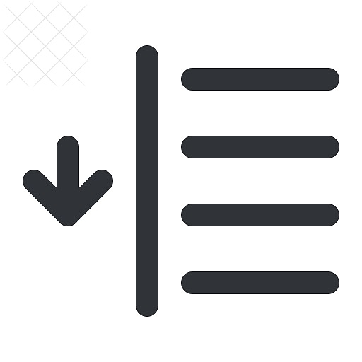 Text, align, down, format, left icon.