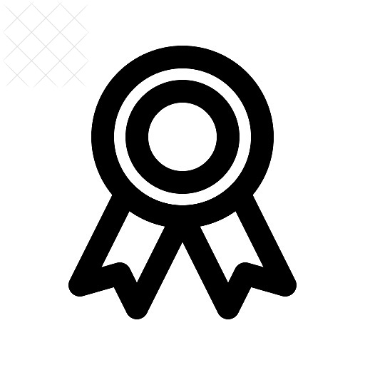 Awards, badge icon.