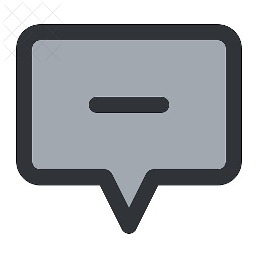 Bubble, chat, communication, conversation, message icon.