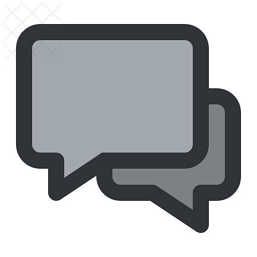 Chat, communication, conversation, message icon.
