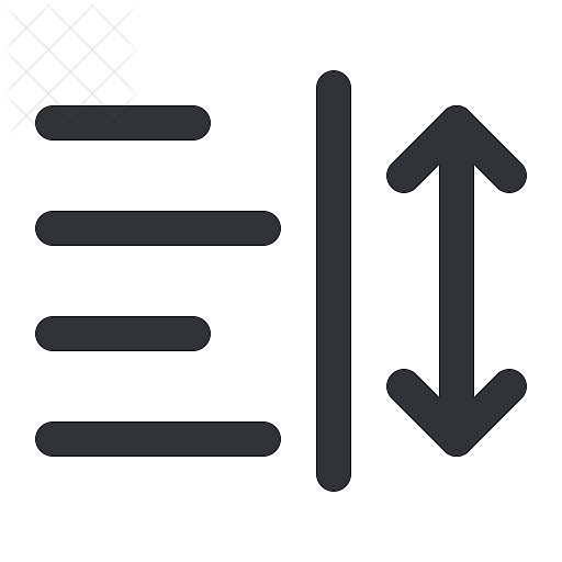 Text, align, format icon.