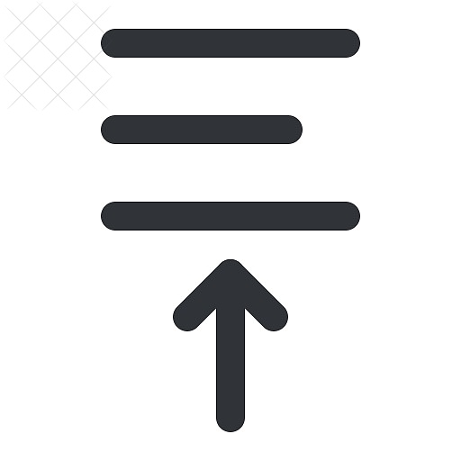 Text, align, format icon.
