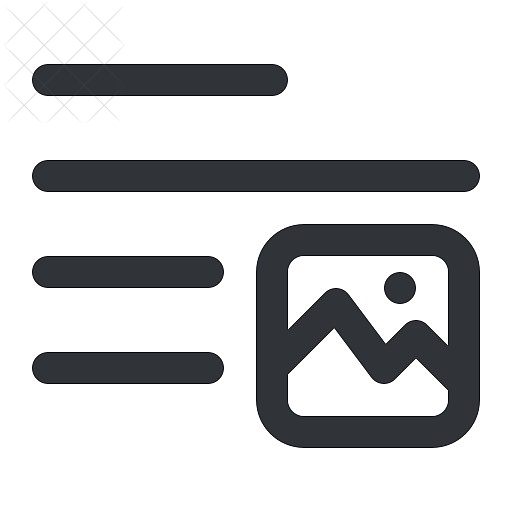Text, align, format, bottom, image icon.