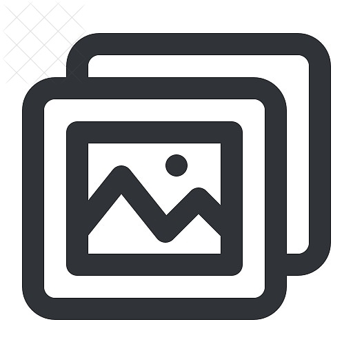 Image, photo, picture, gallery icon.