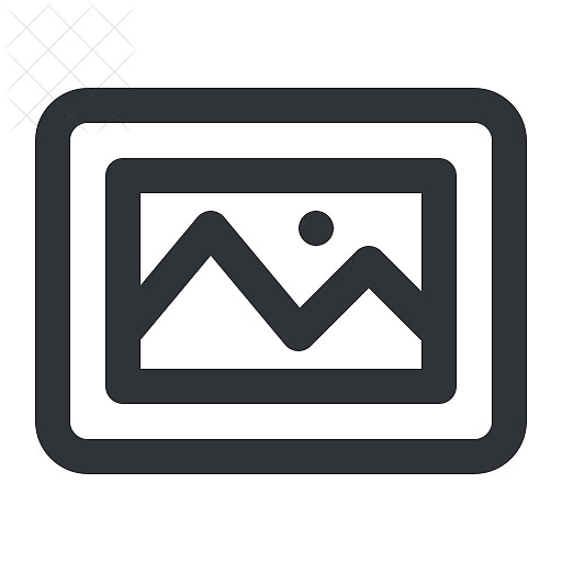 Image, photo, picture icon.