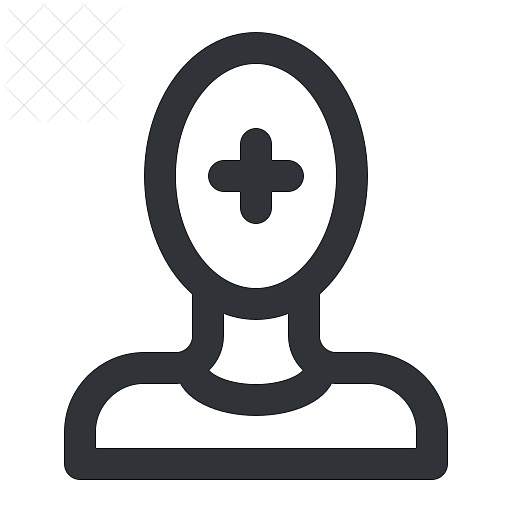 Account, add, avatar, new, plus icon.