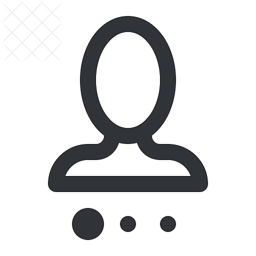 Account, avatar, dots, loading, profile icon.