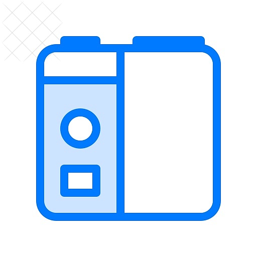 Interface, photo camera, photograph, picture, polaroid icon.