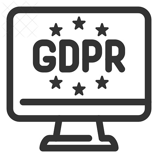 Eu, gdpr, law, regualtion icon.