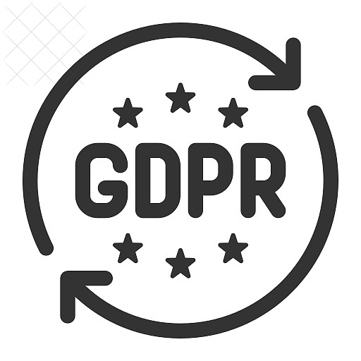 Eu, gdpr, law, privacy icon.