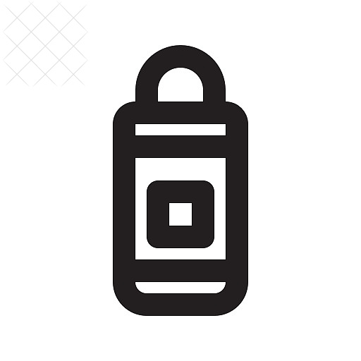 Bathroom, shampoo icon.
