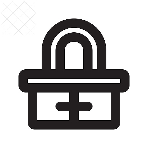 Bedroom, dresser icon.