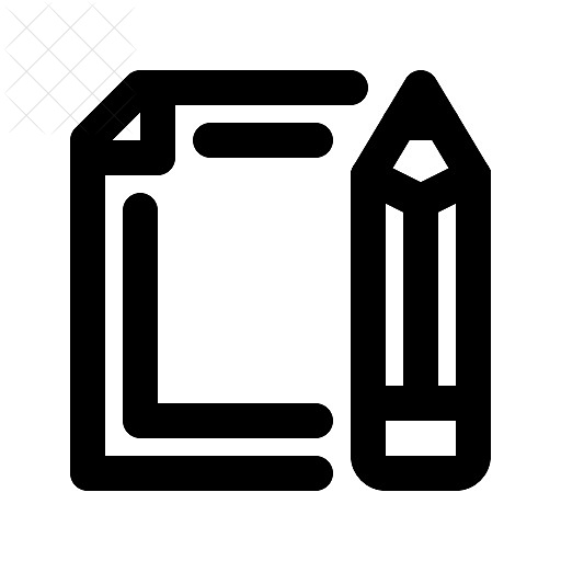 Design, pencil icon.