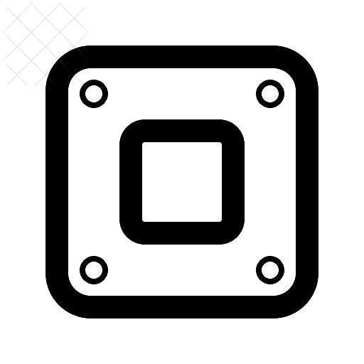 Stop, video icon.