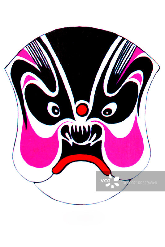 中国传统脸谱文化－杨俊卿脸谱图片素材