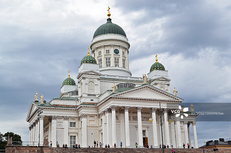 赫尔辛基大教堂图片素材