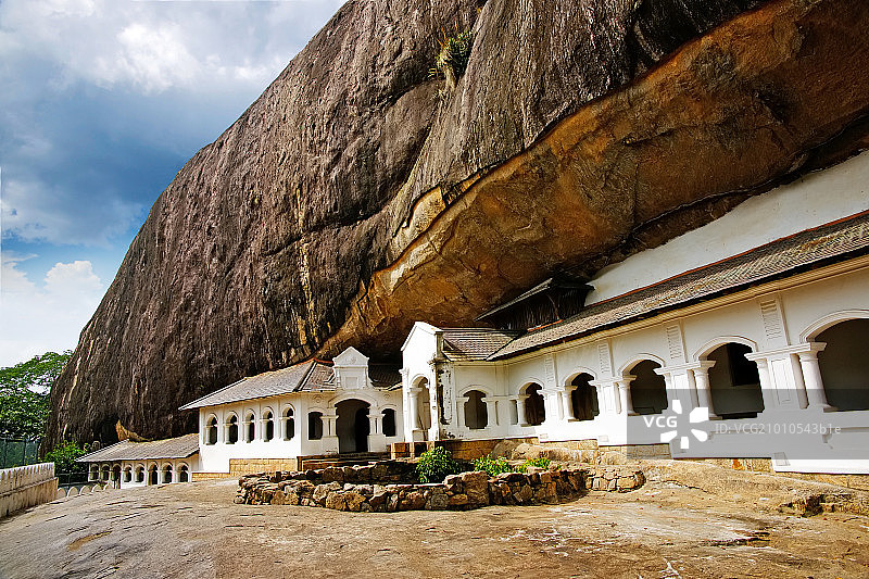 Dambulla cave temple图片素材