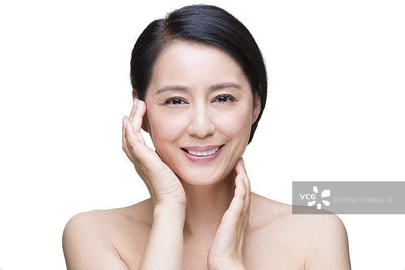 中年美女肖像图片素材