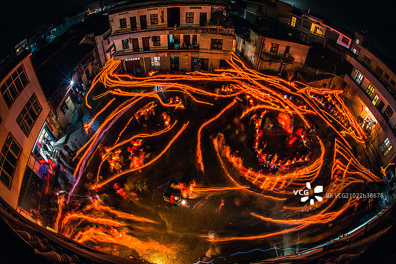 临湖板龙灯图片素材