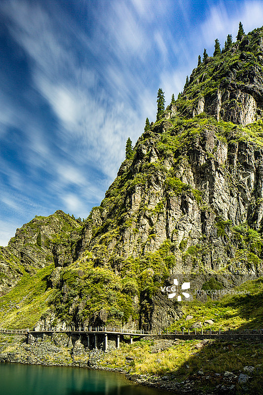 新疆天山天池图片素材