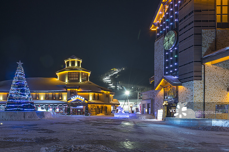 长白山万达国际度假区图片素材