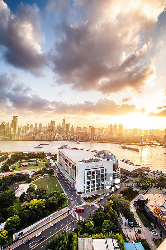 高清上海城市地标风光图片素材