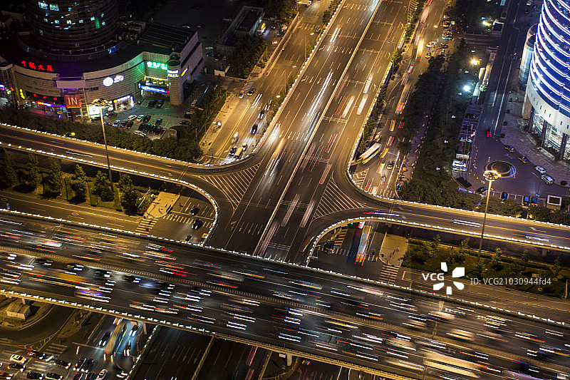 北京城市建筑夜景图片素材