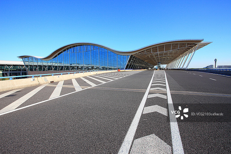 上海浦东国际机场图片素材