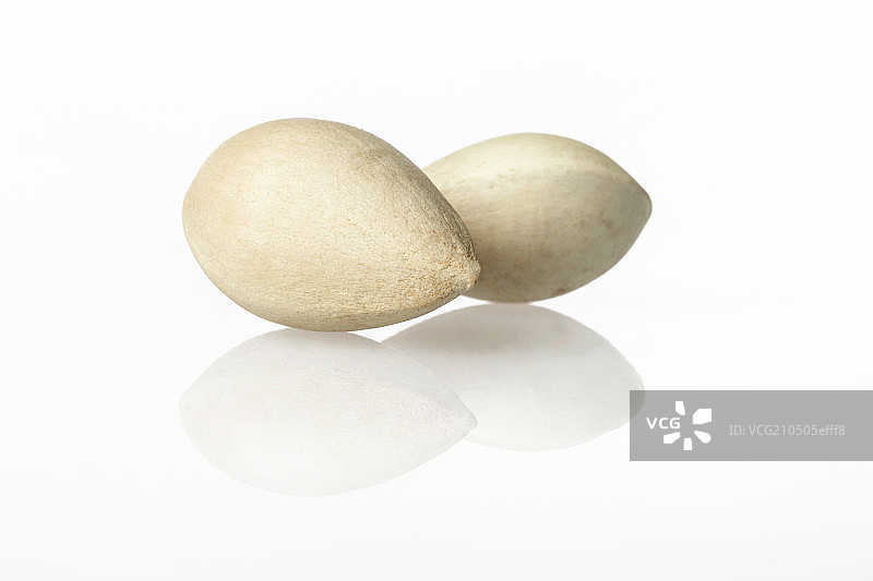 放在桌子上的白果图片素材