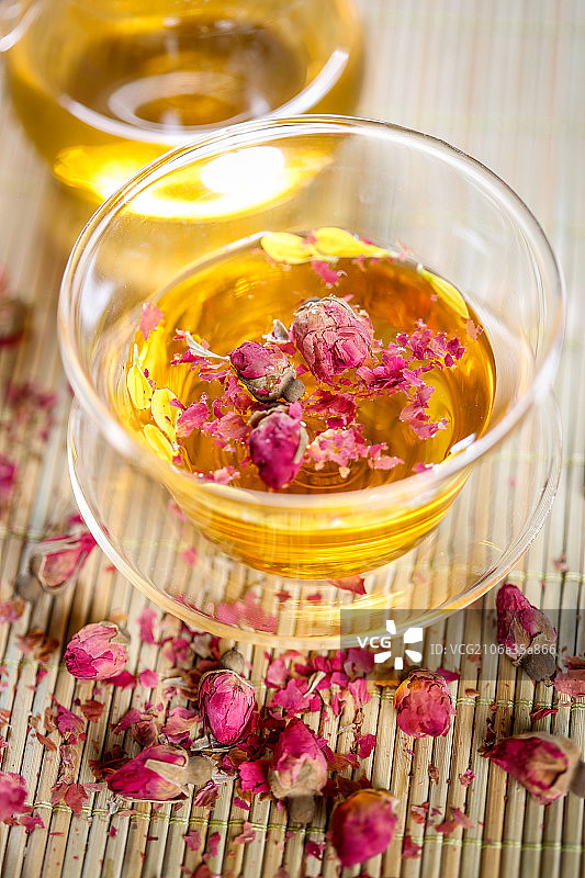 玫瑰花茶图片素材