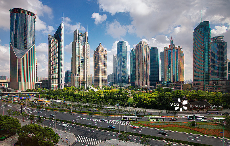 陆家嘴建筑群图片素材