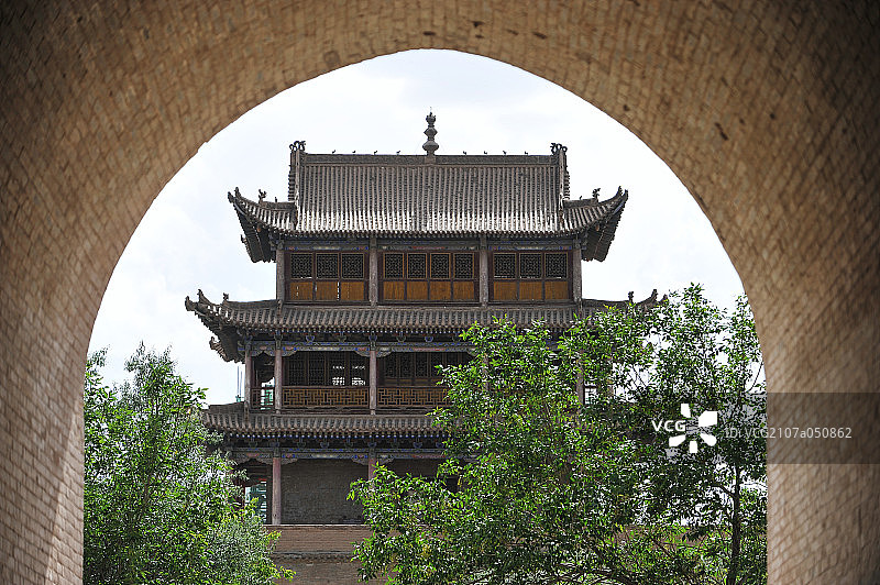 嘉峪关城楼图片素材