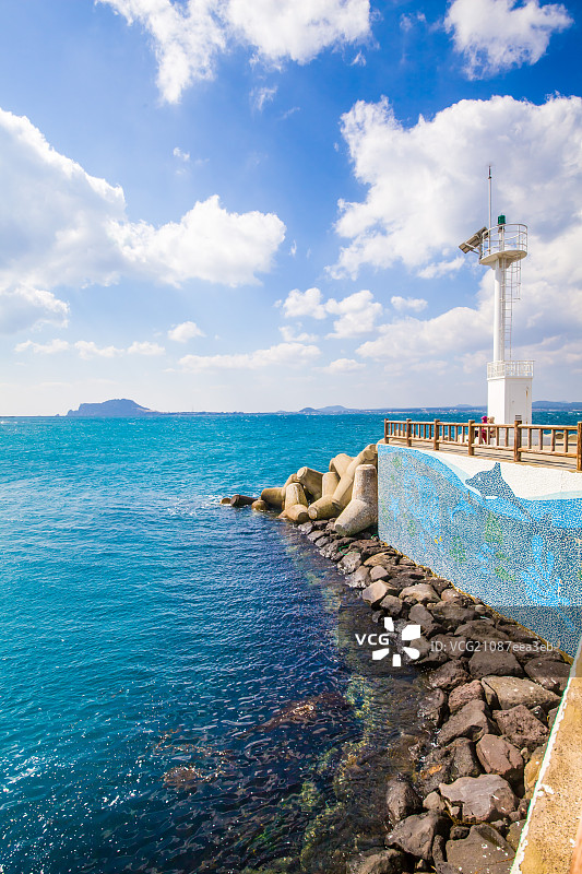 韩国济州牛岛风光图片素材