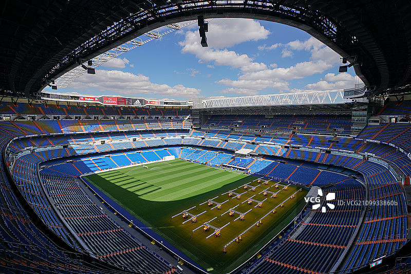 西班牙马德里伯纳乌球场图片素材