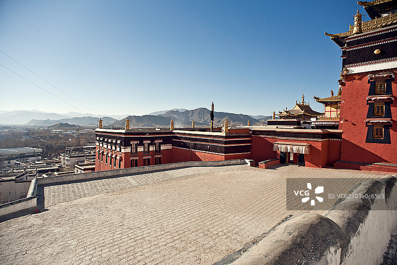 西藏著名寺庙扎什伦布寺图片素材