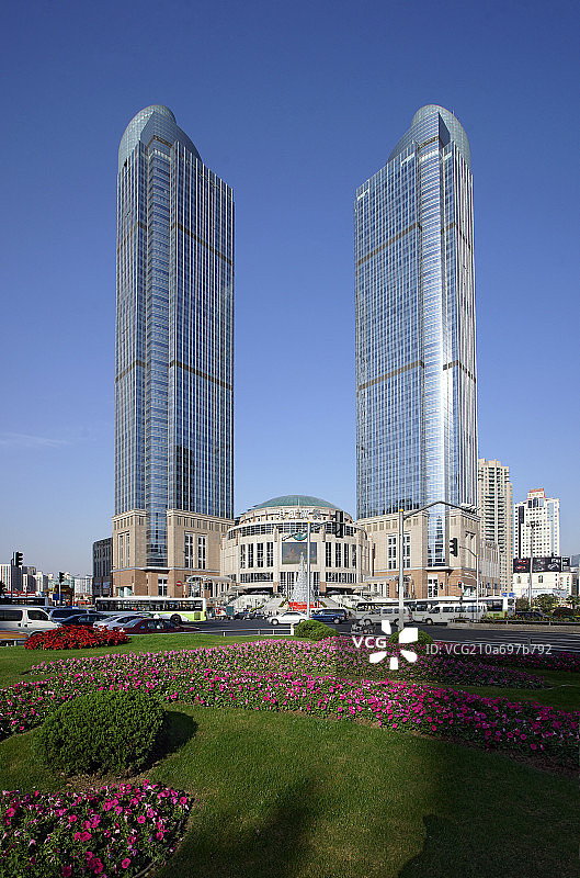 上海城市景观港汇广场图片素材
