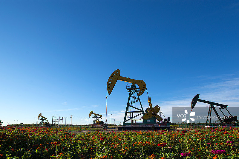 黑龙江省大庆油田图片素材
