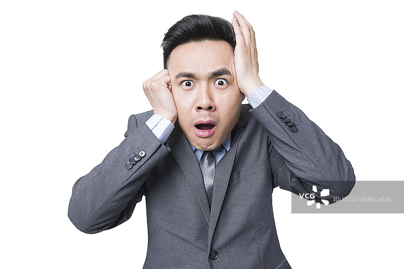 绝望的商务男士图片素材