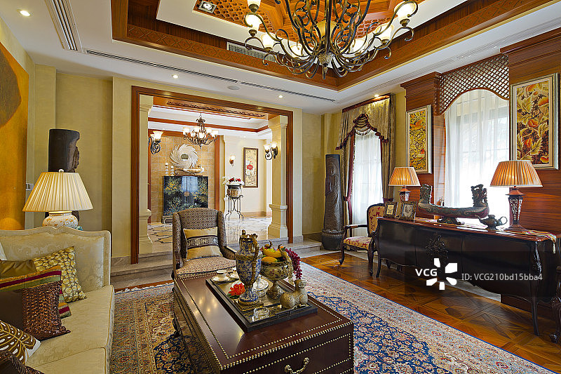 东南亚风格别墅图片素材