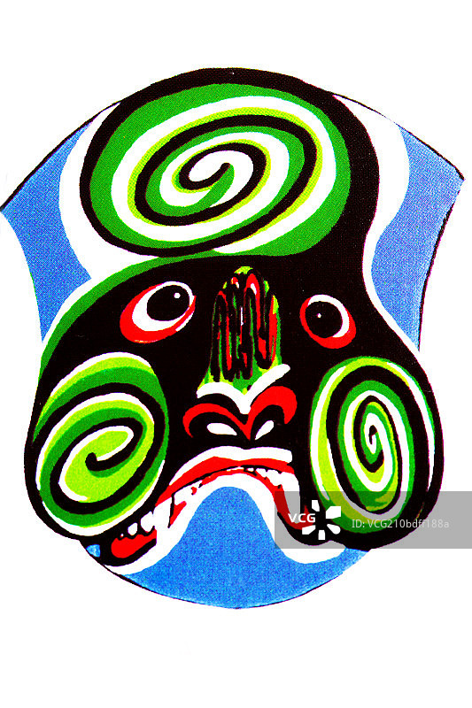 中国传统脸谱文化－杨藩脸谱图片素材