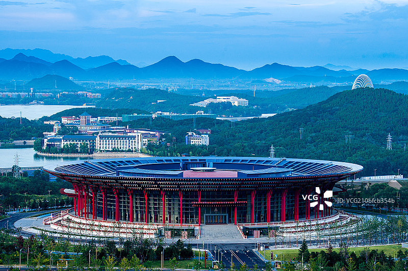 雁栖湖国际会展中心全景图片素材
