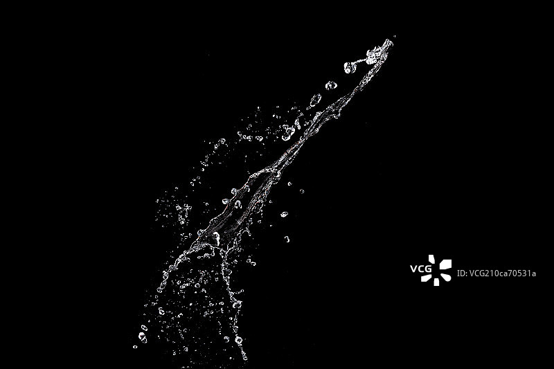 泼洒的水图片素材