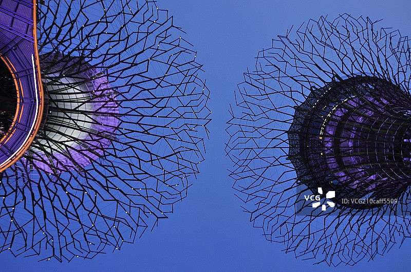 新加坡天空树图片素材