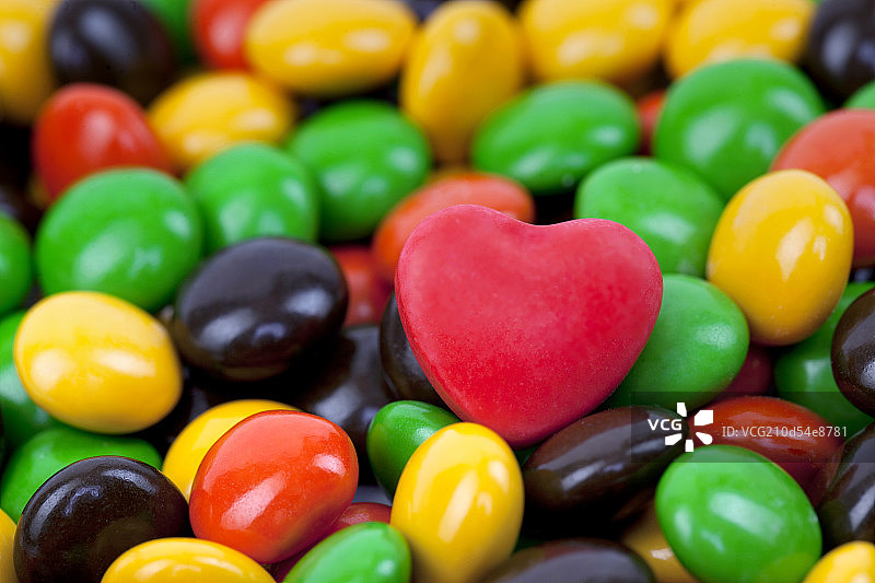 颜色鲜艳的彩色糖果图片素材