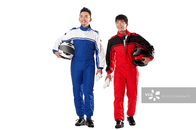 青年赛车手图片素材