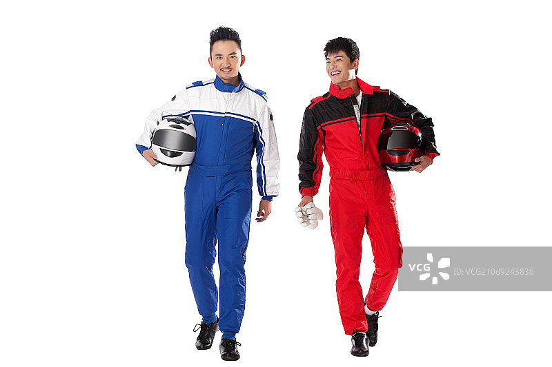 青年赛车手图片素材