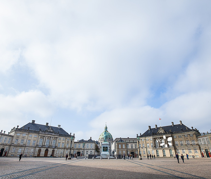 阿美琳堡宫,哥本哈根,丹麦图片素材