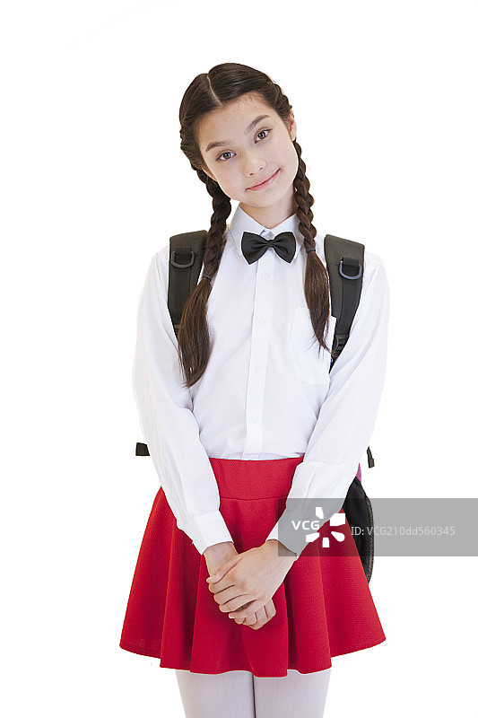 可爱的小学生图片素材