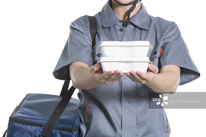 外卖员送餐图片素材