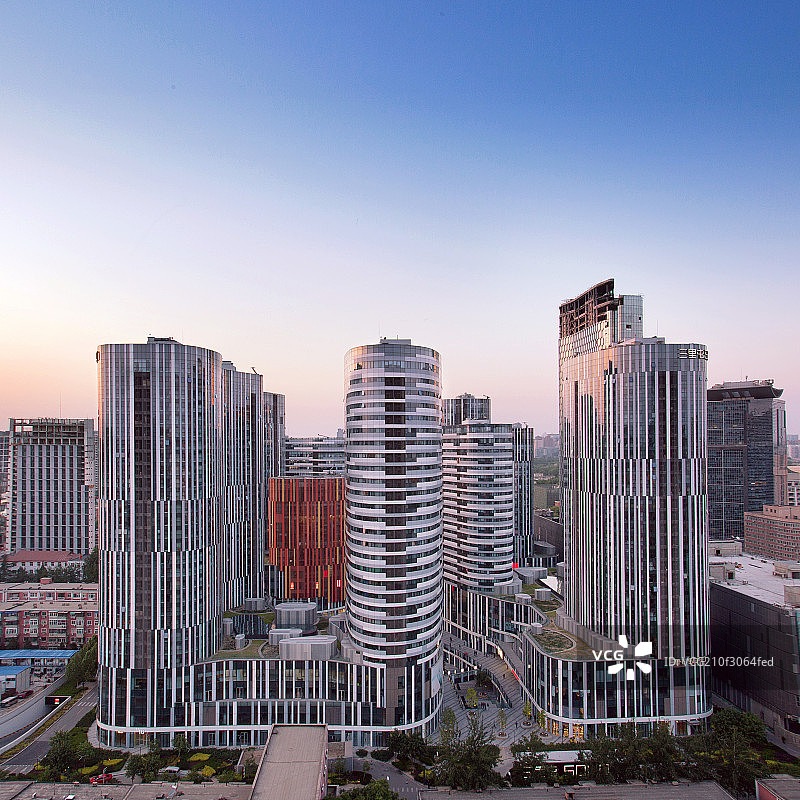 三里屯黄昏图片素材